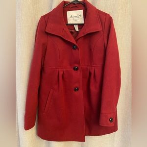American Rag - Red Winter Peacoat - Size M